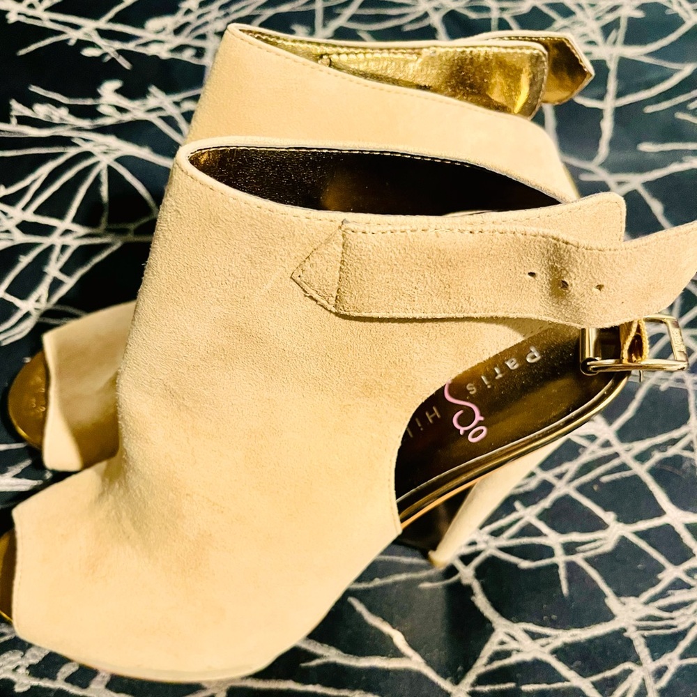 Platform Golden Sandals
